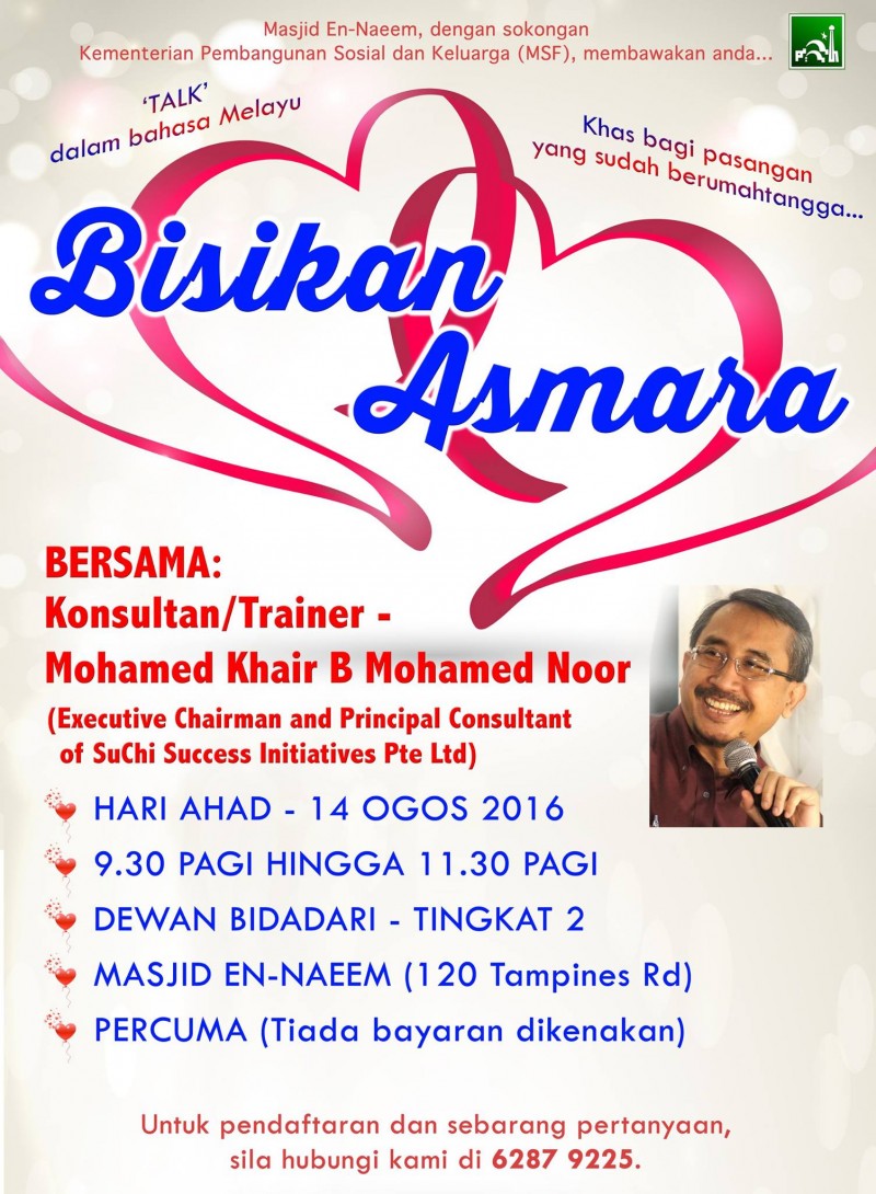 Talk Bisikan Asmara Event Islamicevents Sg